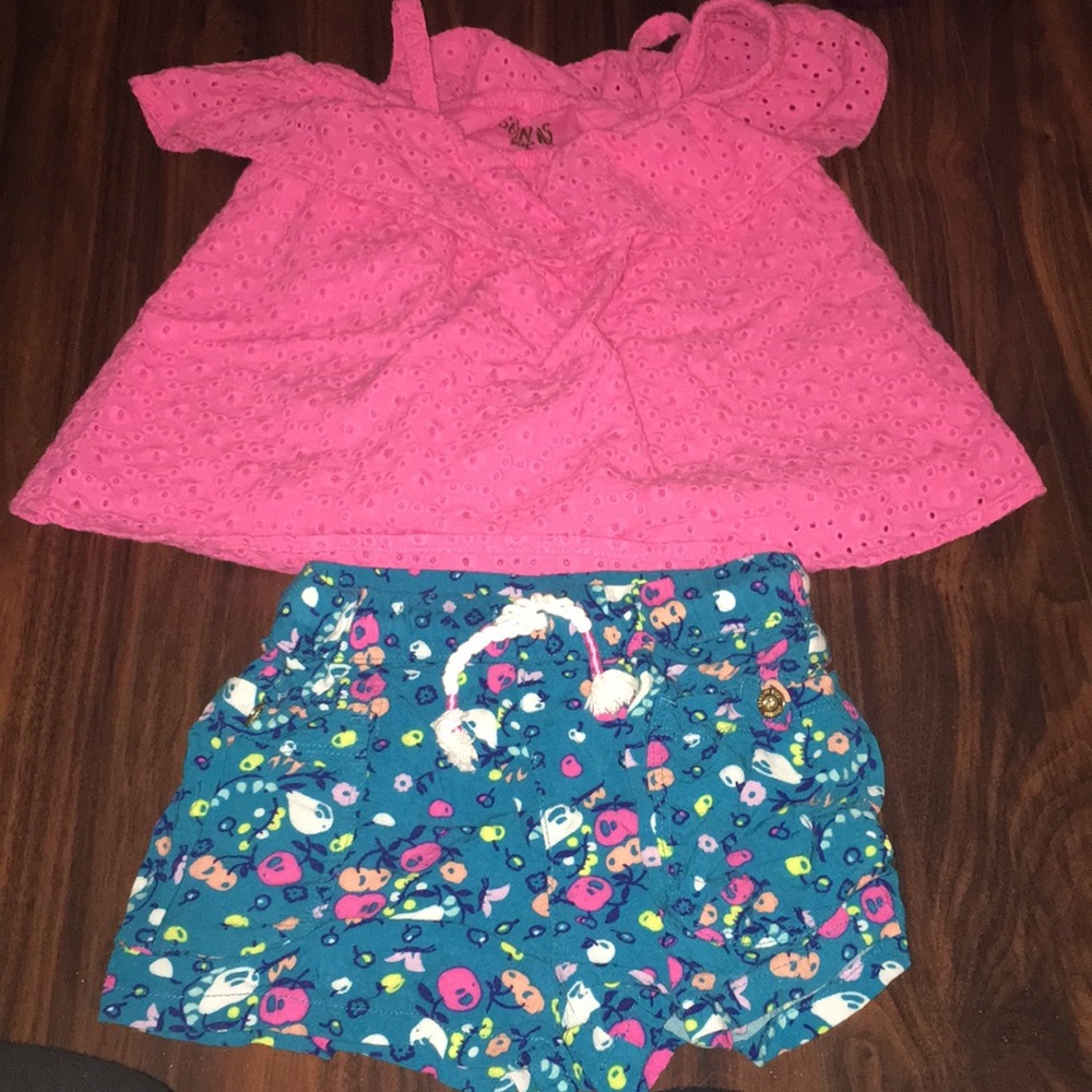 2 piece set- shorts and top